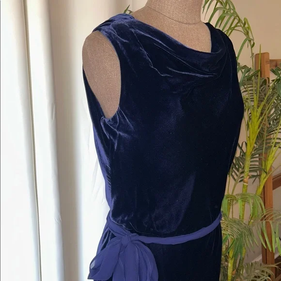 BCBGMaxAzria Velvet Backless Dress - Picture 4 of 8